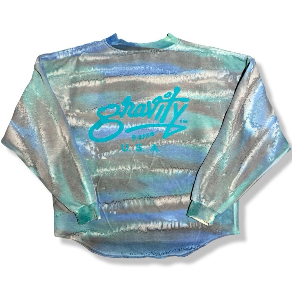 Vintage 80s/90s Gravity Force USA Tie-Dye Sweatshirt